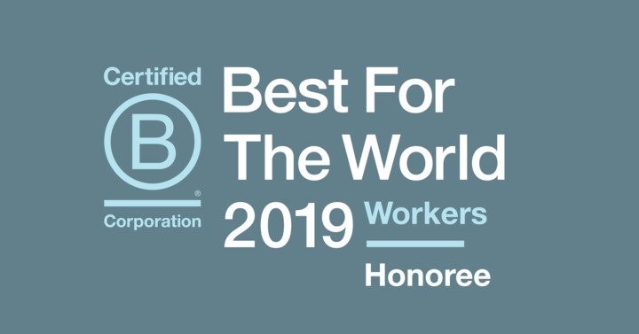 ‘2019 Best for the World: Workers’ honoree